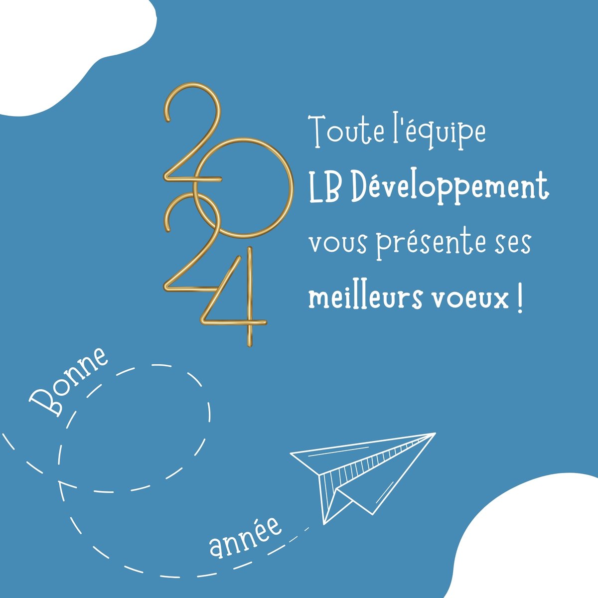 ✨ Toute l'équipe de LB Développement vous souhaite une belle année 2024. Nous vous adressons nos meilleurs vœux de succès, santé et bonheur !

#vœux #formation #handicap #rh #paris #IDF - <a href="/Agefiph_/">Agefiph</a>  <a href="/FTravail_IDF/">France Travail Île-de-France</a>  <a href="/iledefrance/">Région Île-de-France</a>  <a href="/Armlidf/">Association Régionale des Missions Locales IdF</a> <a href="/CheopsIDF/">CHEOPS Ile de france</a>