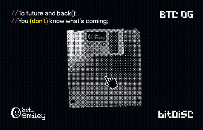 WallStreet_WSC's tweet photo. bitSmiley 由 @OKX_Ventures & @ABCDELabs 领投，也是首个BTC上稳定币协议开拓者
🔥即将推出 OG NFT — bitDisc分为两个类——bitDisc-Gold 和 bitDisc-Black   
 
🎁抽bitDisc-Black WL (Freemint) x 2

1⃣关注我与
@bitsmiley_labs
2⃣转推+❤️+TAG3firend
3⃣留下bc1p地址

👉关于更多OG NFT — bitDisc
https://t.co/xBJ71NVssL