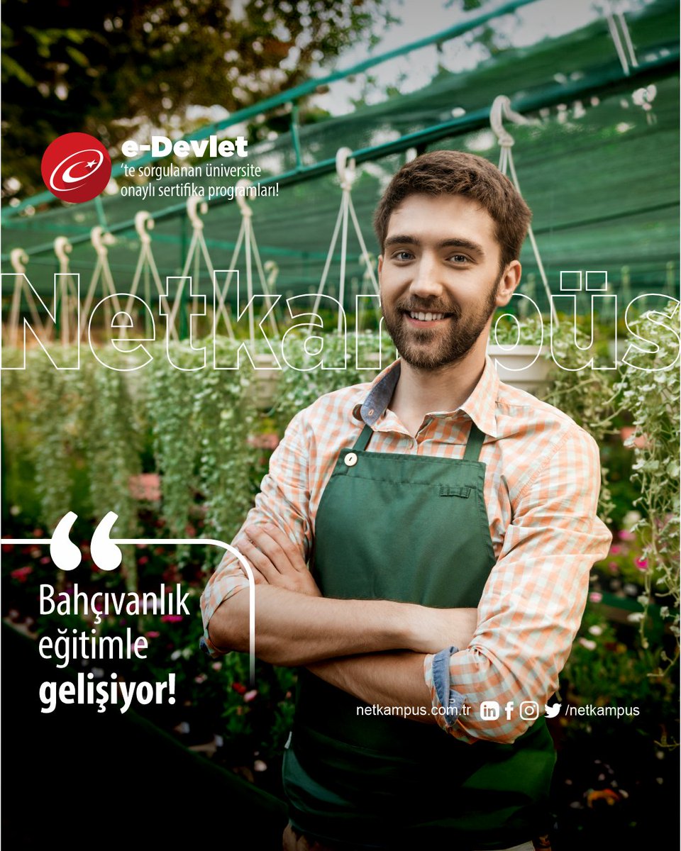 netkampus's tweet photo. Bahçıvanlık Eğitimi, toprağı işleyebilen, bitkileri diken, çim ekimi yapan, peyzaj bahçelerinin periyodik bakımını kendi başına ve belirli bir süre içerisinde yapma bilgi ve becerisine sahip nitelikli kişilere yönelik verilen kurs programıdır.
#Netkampüs https://t.co/MT5T69DRLM