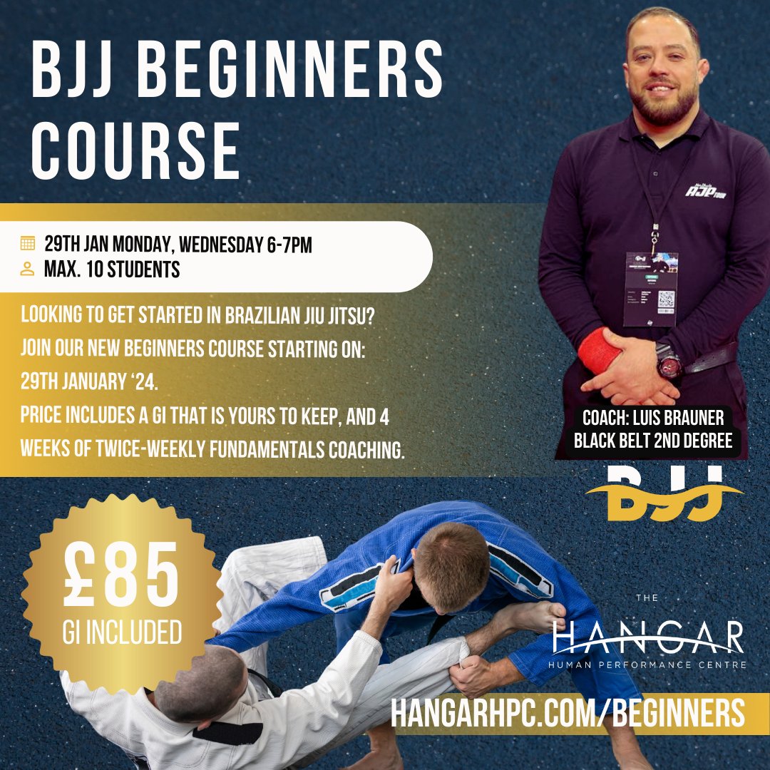 HangarHpc's tweet photo. Discover the thrilling world of Brazilian Jiu-Jitsu (BJJ) at our friendly Cardiff club
For just £85, you can embark on a journey towards mastery of this incredible martial art. And as a bonus, you’ll receive a Gi to wear, yours to keep.
https://t.co/ieDKZGV9ea https://t.co/bo7VlKXQGe