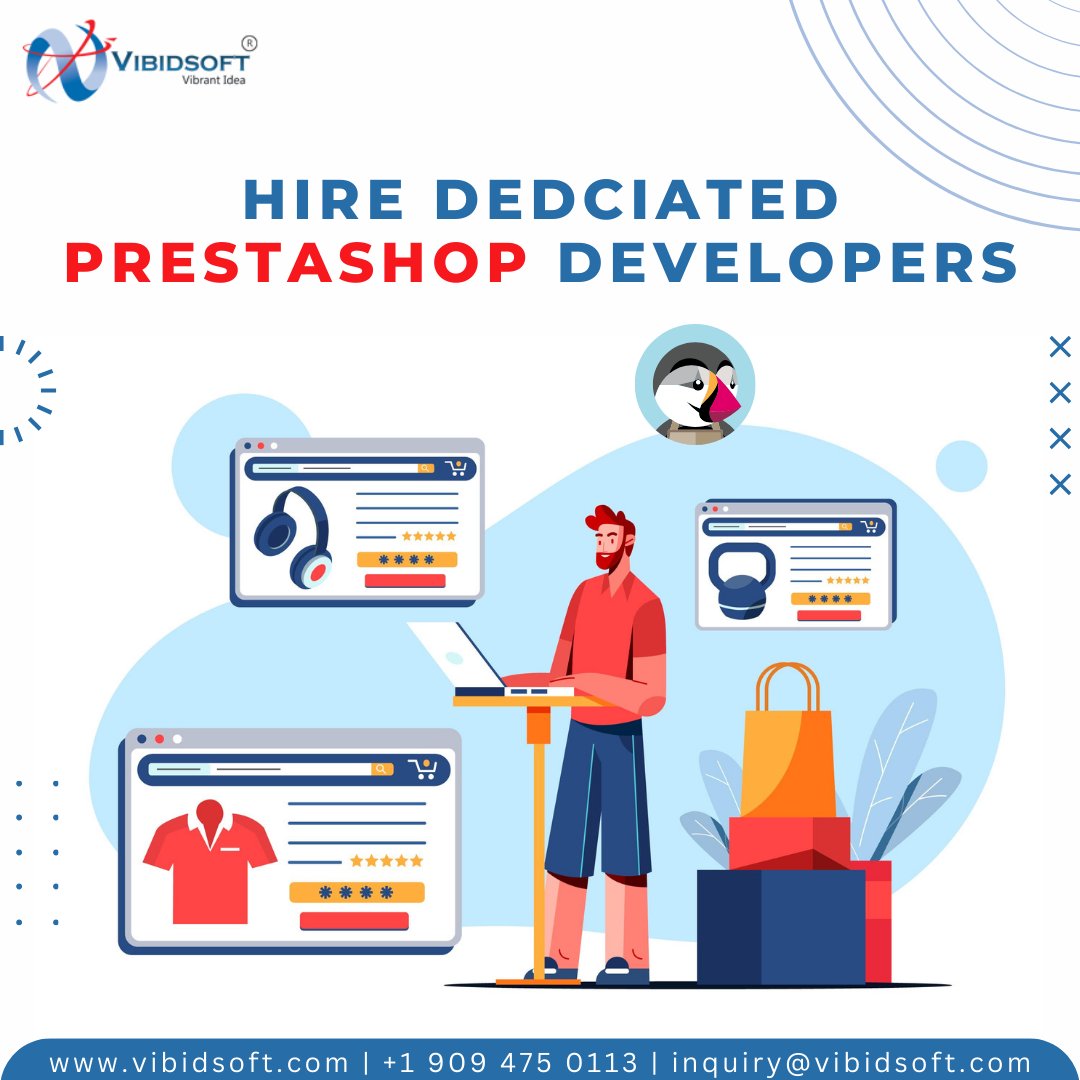 Chirag33169445's tweet image. Hire Dedicated Prestashop Developers
Contact Vibidsoft today for a free consultation and let our experts show you how we can help you achieve your eCommerce dreams!
🌐bit.ly/3dZMgkL
📧inquiry@vibidsoft.com
#prestashop #prestashopdeveloper #dedicatedeveloper
