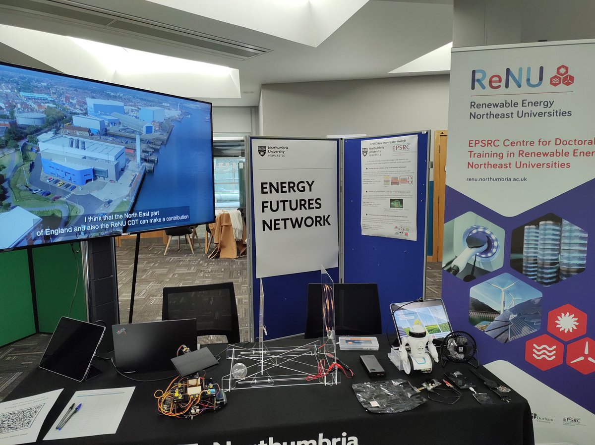 Proud to be promoting #EnergyFutures Network and @CDT_ReNU at @NorthumbriaUni Interdisciplinary Research Themes Showcase. Great to be a part of it and looking forward to discussions that transcend the usual disciplinary barriers. #Research
