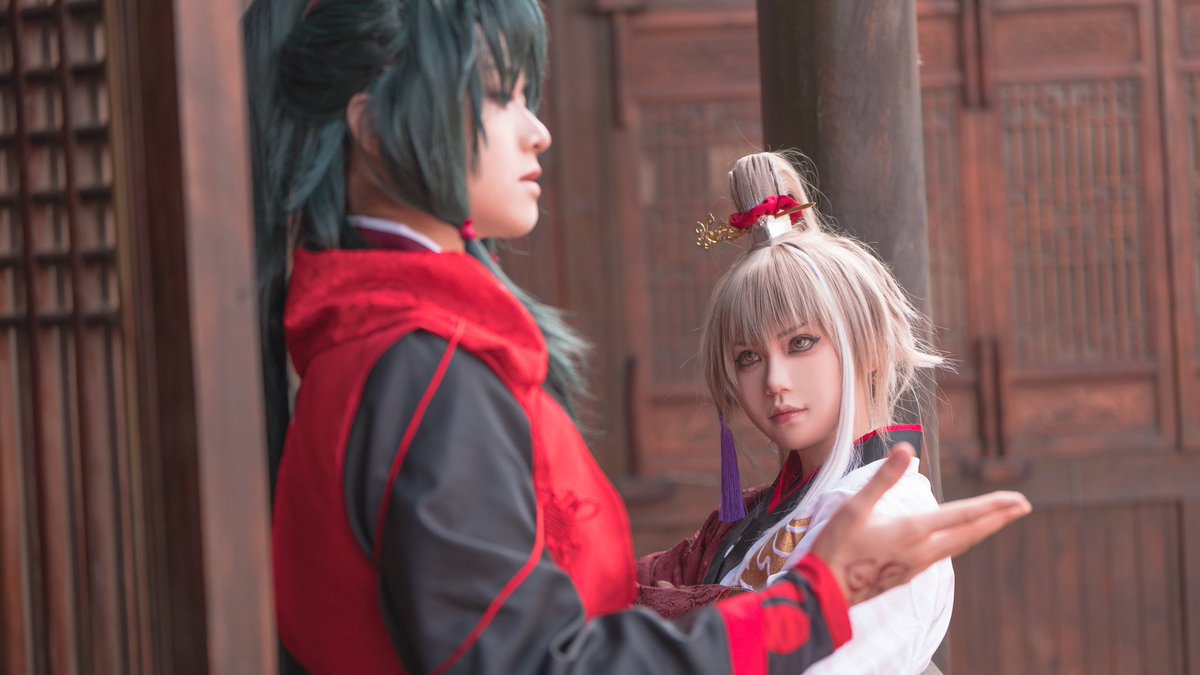 YM_inami's tweet image. ⚠️cos
Fate/Samirai Remnant
弓組日常

#FateSR 
#鄭弓 
#コスプレ
#cosplay
