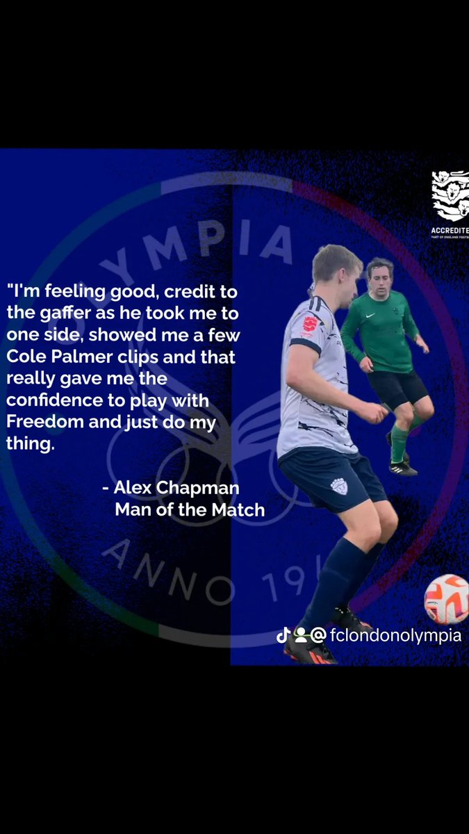 Thoughts after the match from Saturday's MOTM - Alex Chapman