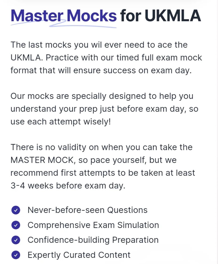 drsroadtoUK's tweet photo. Our #UKMLA MASTER MOCKS are now live!
Practice in a full mock exam setting following the MLA content map to test your exam day readiness!
ππ» https://t.co/0cZukpAKiE
#SupportingIMGs #roadtouk #ukmlajourney #plabjourney #imgdoctors #medtwitter #InternationalMedicalGraduates https://t.co/fqGEujSum5