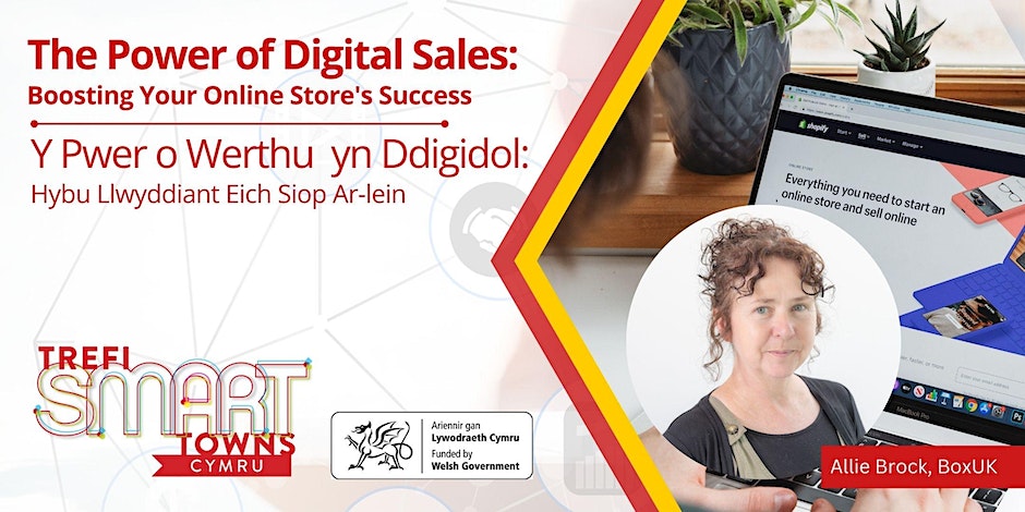 🛒 Join Box UK'S Allie Brock and <a href="/TrefiSMARTCymru/">Trefi SMART Towns Cymru</a> for an informative online session tailored for businesses seeking actionable strategies to increase sales through their online stores. 

🕑 Wed, 31 Jan 2024 14:00 - 15:30 GMT

➡ Register for the event: eventbrite.co.uk/e/maximising-y…