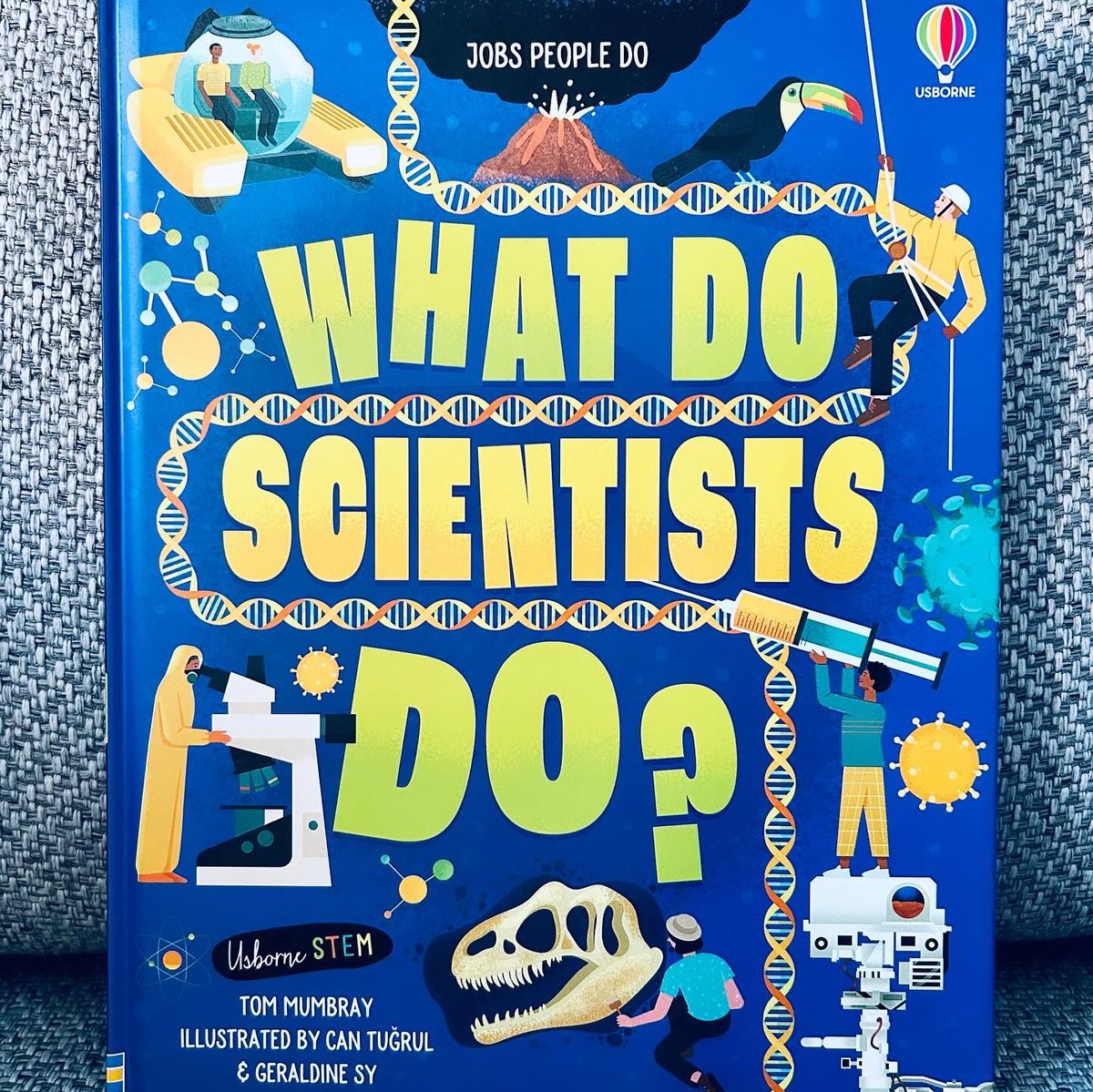 In this fantastic hardback book your child can explore careers in science, everything from astronomy to zoology and marvel at scientists ground-breaking discoveries. 
#LiteraryLaura #Usbornebooks #UsbornePartner #STEM #UsborneCommunityPartnerships #UsbornePublishing #JoinMyTeam