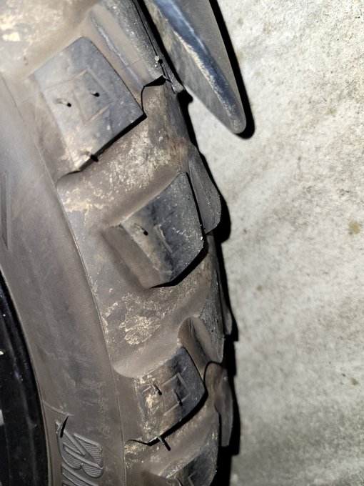 ほぼ高速巡航でAX41を削りきったので、真ん中だけないなった 