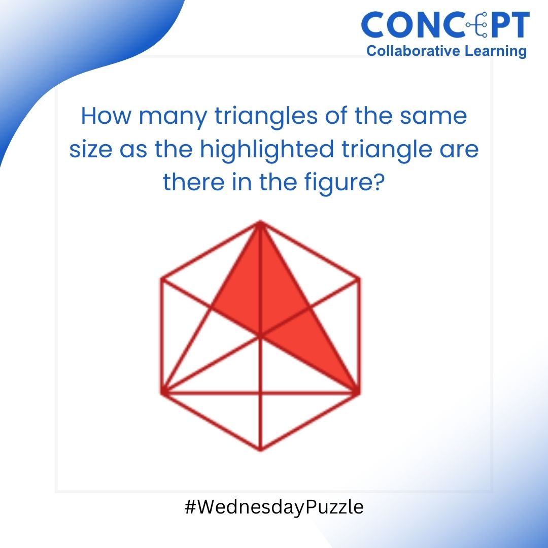 How many triangles, each matching the size of the highlighted one, hide within this intricate figure? 
.
Answer Hint:  It's an even number that comes in the table of 2 and 3.
.
#mathsquiz #wednesdayquiz #quizoftheday #examprepration #brainquiz #brainstorming #knowledgecheck