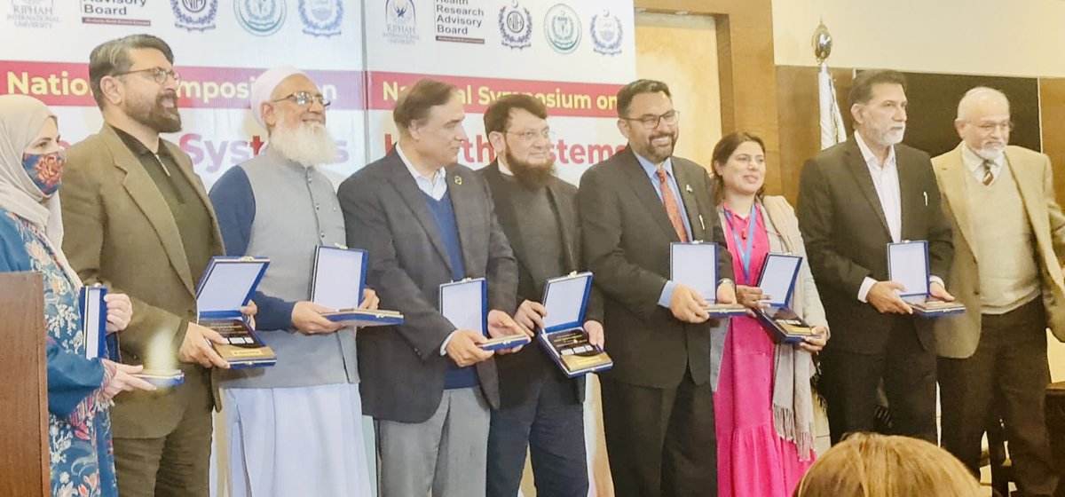 afifabaloch5's tweet photo. honoured to be a panelist at National Symposium on Hlth Systm Research," which is being organized by Riphah International University, NIH and HSA. It was such an interesting topic to debate upon how to Provide Safe Quality of Healthcare Service in Sick Healthcare system. https://t.co/7yJAKzmaxb