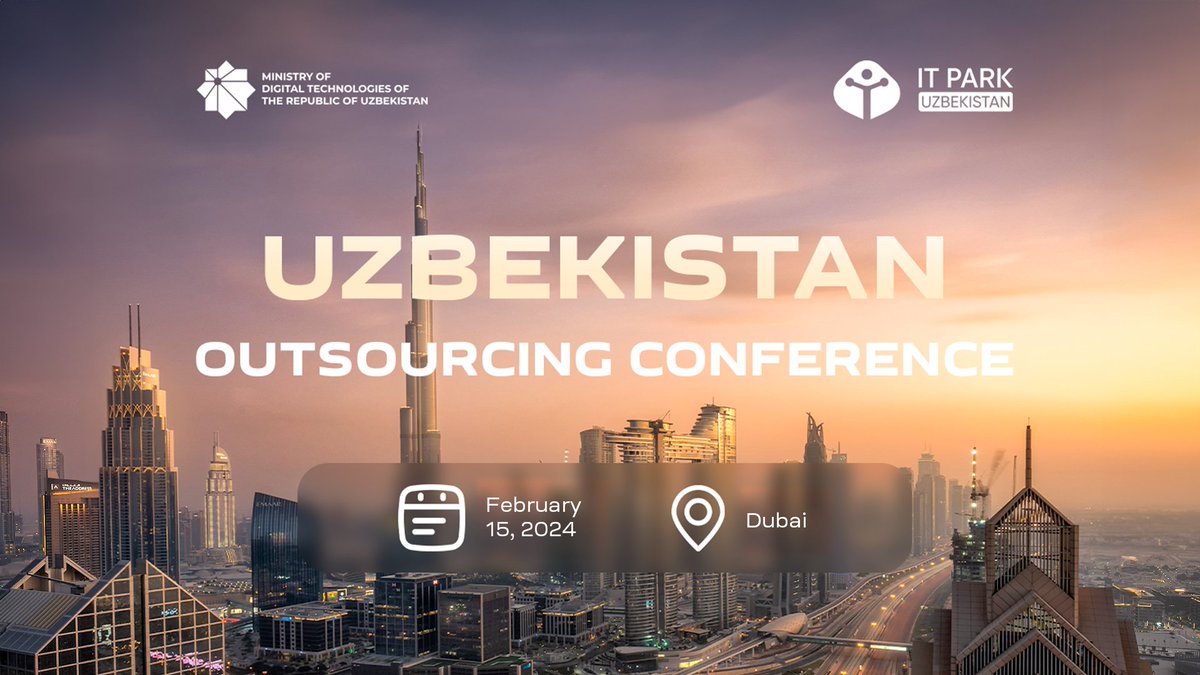 If you're interested in participating, please fill out the form, and we'll contact you shortly: forms.office.com/Pages/Response… #ITOutsourcing #BPO #UzbekistanIT #ITParkUzbekistan #Dubai #UzbekistanOutsourcingConference