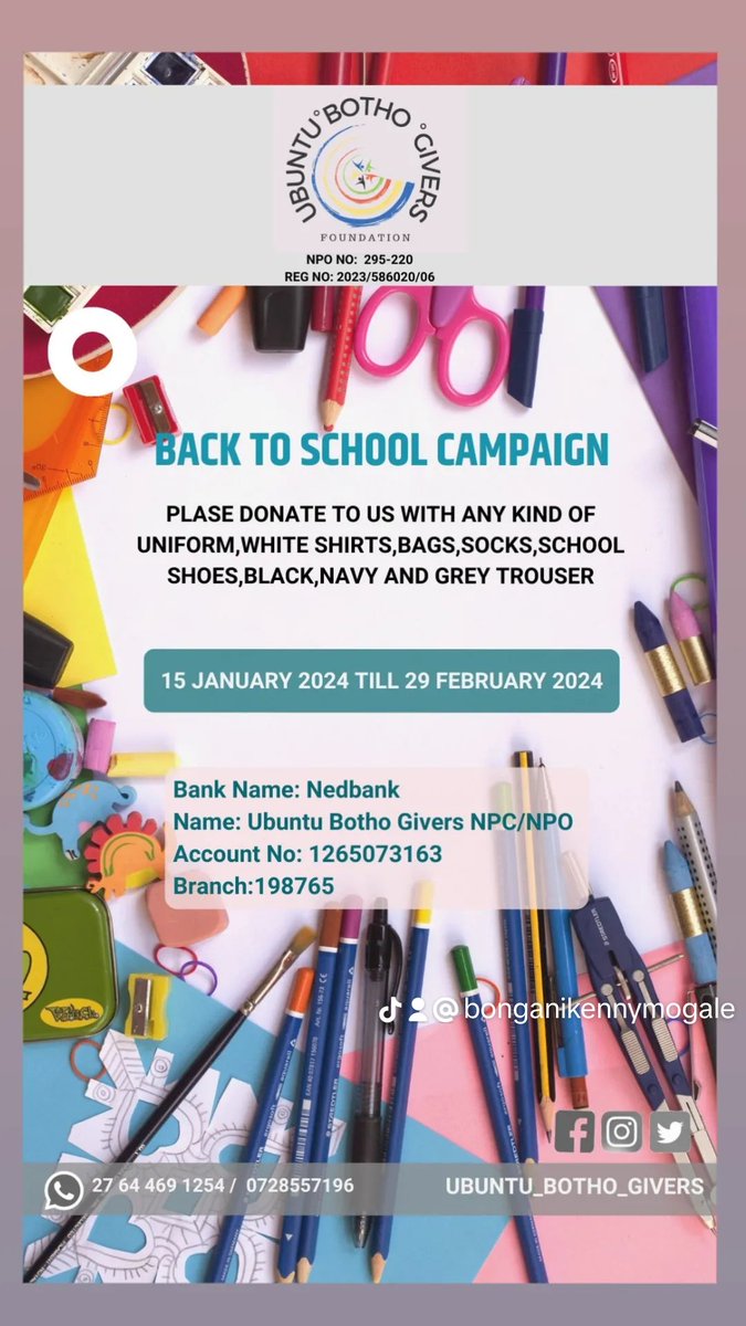 MogaleBK's tweet photo. #back_to_school #Donations #UbuntuBothoGivers #Ubuntu https://t.co/FXOjiFI5H3