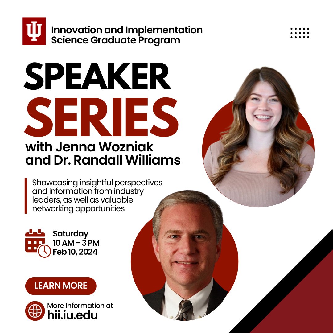 🌟 Join us on Feb 10th for an incredible Speaker Series! 🗣️

👨‍⚕️ Dr. Williams - Physician &amp; CEO at WellSaid.ai
🌐 Jenna M. Wozniak - Global Health Change Agent

Register here: bit.ly/3QpC7RD

#HealthcareInnovation #GlobalHealth #AgeTech
