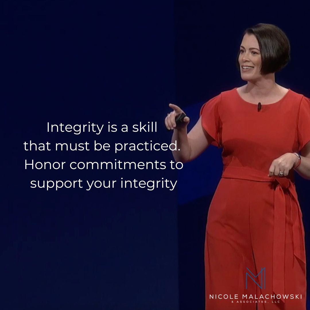 RealMalachowski's tweet image. #Integrity is a skill that must be practiced (buff.ly/3tAX2Ke). The power of #commitment is that it allows you to do so. The practice of integrity becomes a habit that shows you can be trusted to do what you say you will do. #HonorCommitments to support your integrity.