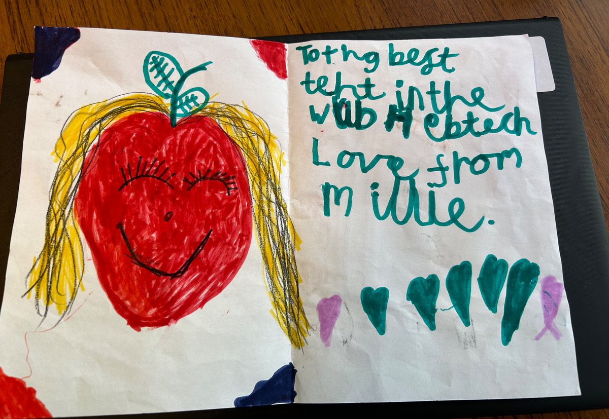 HeadatHeage's tweet photo. When a Y3 child hands you this on your second week as Head - you know it’s going to be a good day and relationships are being established! #relationshipsarekey https://t.co/2ReyNhSR0r