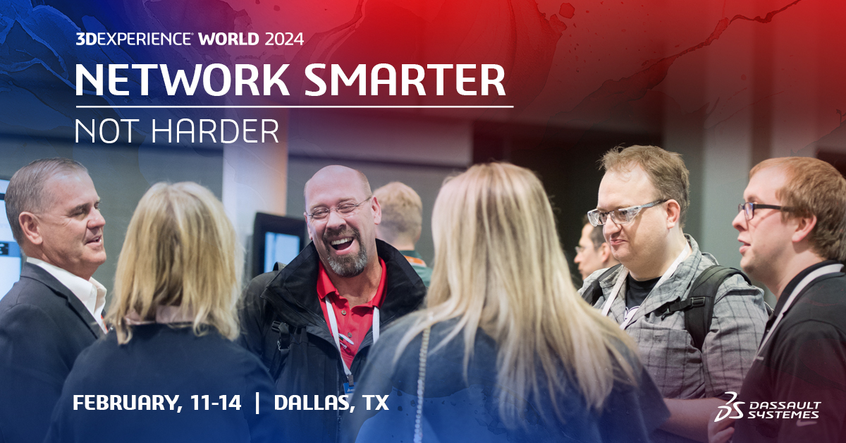 3DEXPERIENCE World offers hundreds of fun networking opportunities. Join us in The Hive, Meetups, the Playground and more! #3DXW24 Less than four weeks left, register now: go.3ds.com/rTa