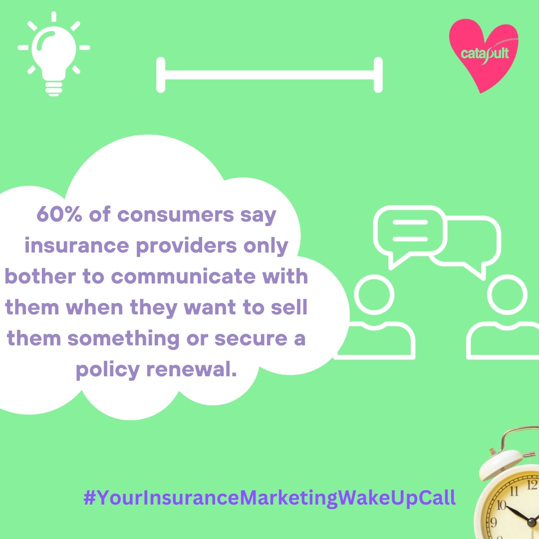 Catapultpublicr's tweet image. Our #insurancePR team's independent research survey suggests communication touch points have been abandoned by #insurers and #brokers. How often do you put value-added content in the hands of your customers, to build a relationship? 

More insight here: bit.ly/47GFLx0