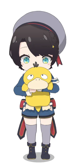 ホロライブ×ポケモン ①大空スバル × コダック #プロテインザスバル 