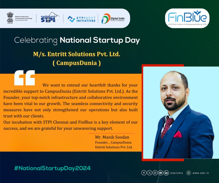 STPI FinTech CoE - FinBlue, Chennai tweet media