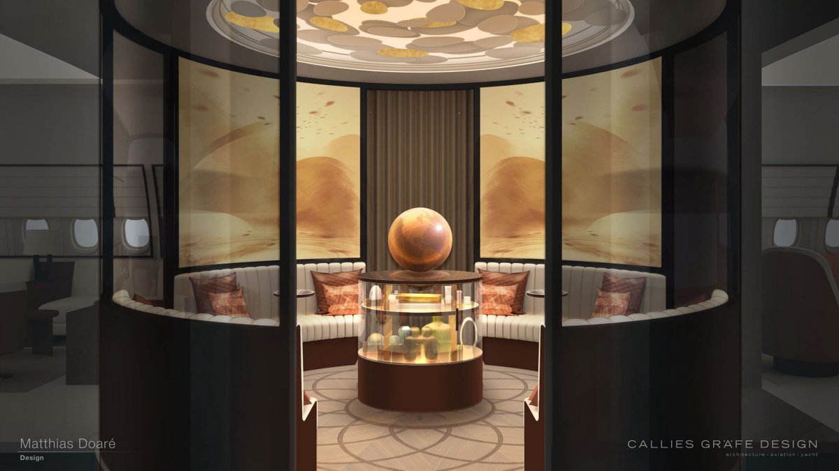 designetal's tweet photo. WORLD CRUISER
BY CALLIES GRÄFE DESIGN
& CAMBER AVIATION MANAGEMENT
Shortlisted: Private Jet Design - Concept Award in The International Yacht & Aviation Awards 2024
https://t.co/byvr2JxDHU
#privatejet #privatejet #privatejetdesign #aviationdesign #aviationinteriors https://t.co/Ve6IVsuAVN