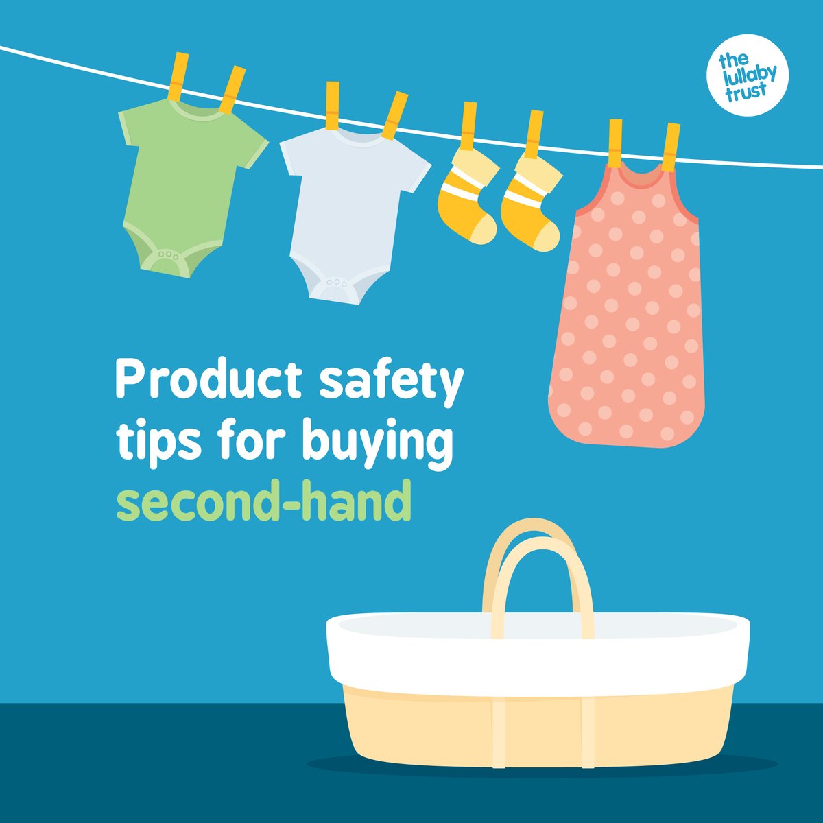 When buying second-hand it’s important to do your research. Check the manufacturer’s instructions, the relevant British safety standards, the list of product recalls on G O V . U K , and that the product is in good condition with no broken or missing parts bit.ly/3TYWDvN