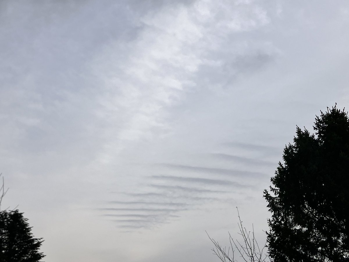 EmmaLSaxton's tweet photo. Different clouds over Hellesdon this morning 2•c https://t.co/09b2cQFQcH
