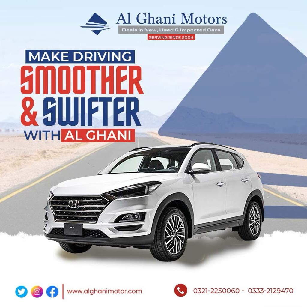 AlGhaniMotors's tweet photo. Rev up your journey with 𝐀𝐥-𝐆𝐡𝐚𝐧𝐢 𝐌𝐨𝐭𝐨𝐫𝐬!

Make driving smoother and swifter than ever. Experience excellence on the road. 

#AlGhaniMotors #DrivingPerfection https://t.co/UjYv7hIqld