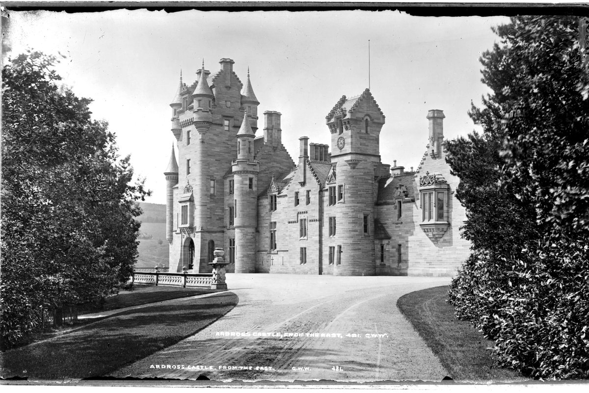 This might look familiar if you've been watching #TheTraitors

Ardross Castle was built in the 1840s on the site of a hunting lodge. George Washington Wilson documented the castle after renovations.

Can't wait for more tonight, please not Diane! 😱

📷 GWW, 1881, MS 3792/E1053