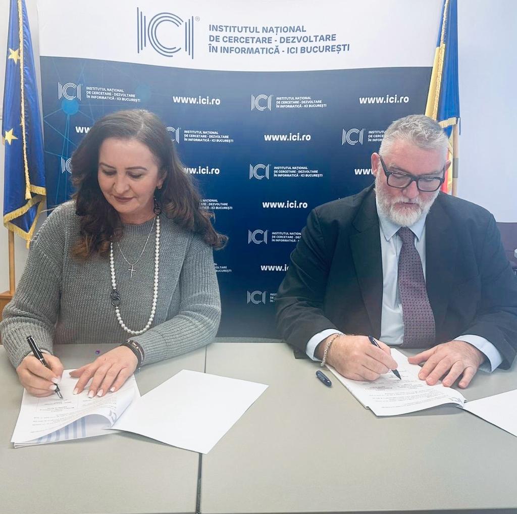 ICIBucharest's tweet photo. ICI Bucharest and the Ministry of Family, Youth and Equal Opportunities signed a strategic partnership agreement regarding collaboration in the field of digital technology development: https://t.co/52NFPd2kfT
#ICIBucharest #technology #collaboration #digitization https://t.co/HdlCSHpOan
