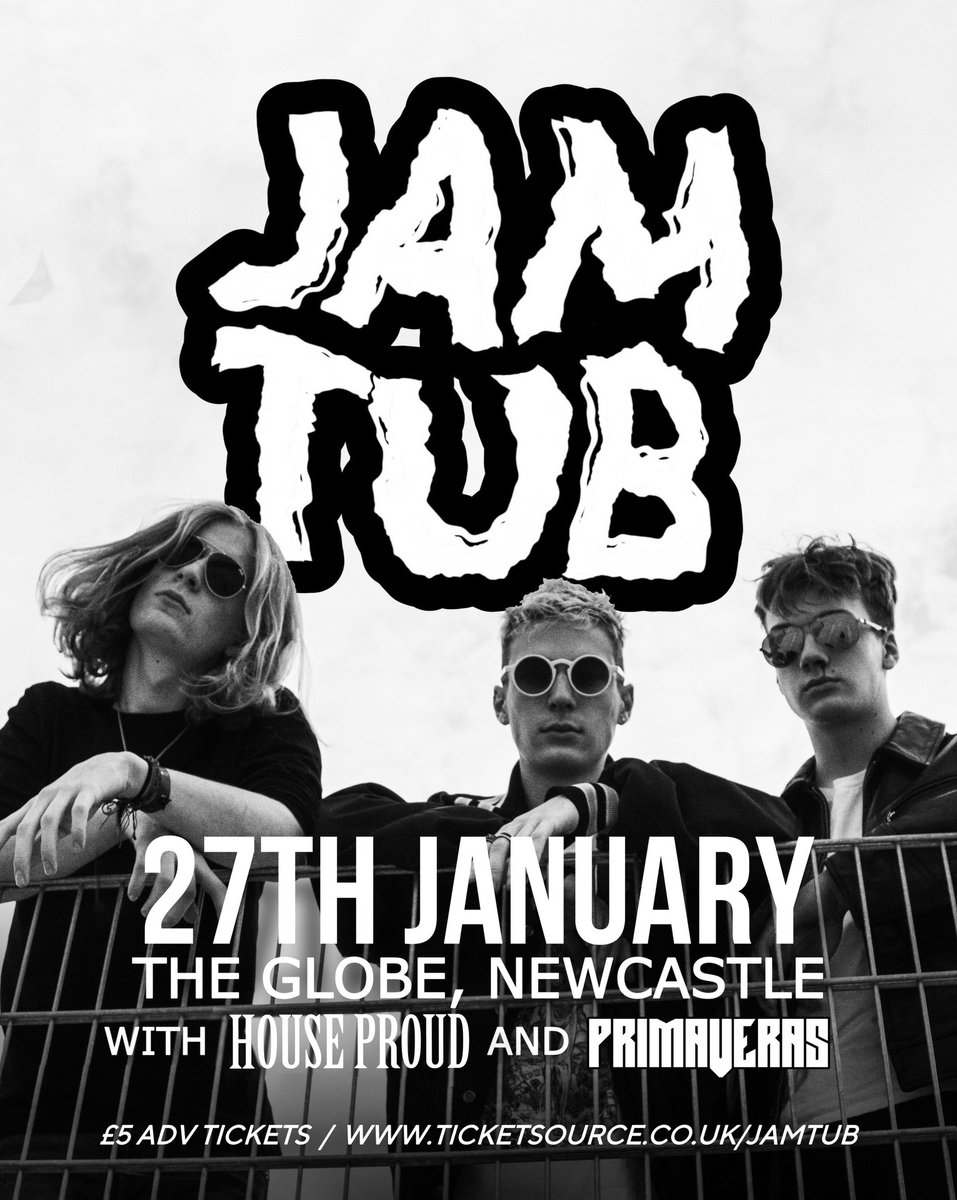 JAM TUB (@jamtubofficial) on Twitter photo AREET.
In 2 WEEKS we are heading to @the_globe_newcastle for our first show of 2024. Gonna be joined by <a href="/primaverasband/">Primaveras</a> and House Proud.
Aside from this belta of a show, but it will also be celebrating the release of our new single ‘Daisy Chain’ on streaming platforms!! 🌻 AREET.
In 2 WEEKS we are heading to @the_globe_newcastle for our first show of 2024. Gonna be joined by <a href="/primaverasband/">Primaveras</a> and House Proud.
Aside from this belta of a show, but it will also be celebrating the release of our new single ‘Daisy Chain’ on streaming platforms!! 🌻