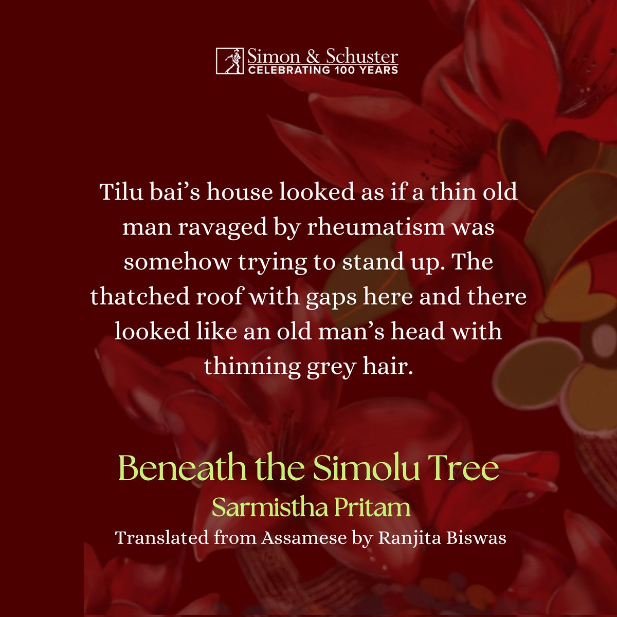 'Beneath the Simolu Tree' by Sarmistha Pritam is out now!

Originally written in Assamese and translated by Ranjita Biswas, it is now available wherever books are sold.

In a village in rural Assam, quiet, unassuming Paridhi grows up witnessing domestic violence at close