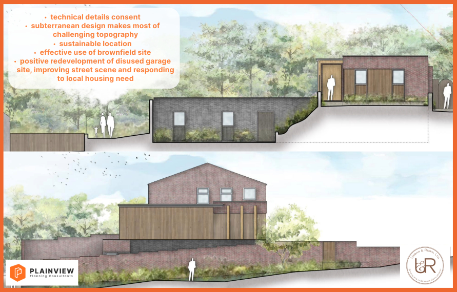 Technical details consent secured for 2x 4 bed dwellings. What a great outcome for this PiP project which responds to local housing need, makes efficient use of brownfield land and will improve the street scene in the immediate area.  Read more here: bit.ly/2newhomesinBex…