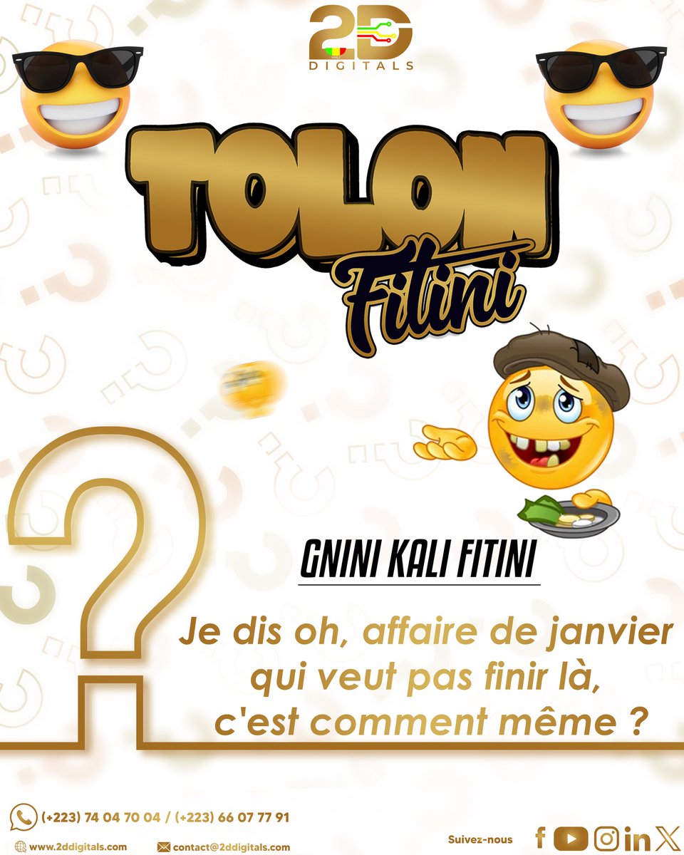 Ahhhh, pourquoi 𝐭𝐨𝐧𝐭𝐨𝐧 𝐉𝐚𝐧𝐯𝐢𝐞𝐫 semble durer comme ça dèh ?

#tolonfitini 
#instantjeu 
#gninikalifitini
#2ddigitals