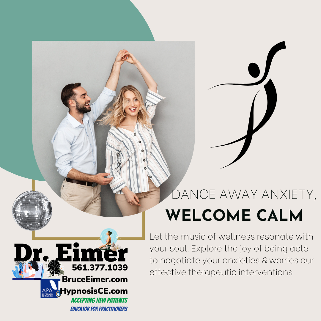 BruceEimer's tweet photo. #WednesdayWellness
Dance Away Anxiety, Welcome Calm
Let the music of wellness resonate with your soul. Explore the joy of being able to negotiate your anxieties and worries our effective therapeutic interventions💨 . #AnxietyManagement #WellnessWednesday #BruceEimerPhD https://t.co/EJm0sCYqhl