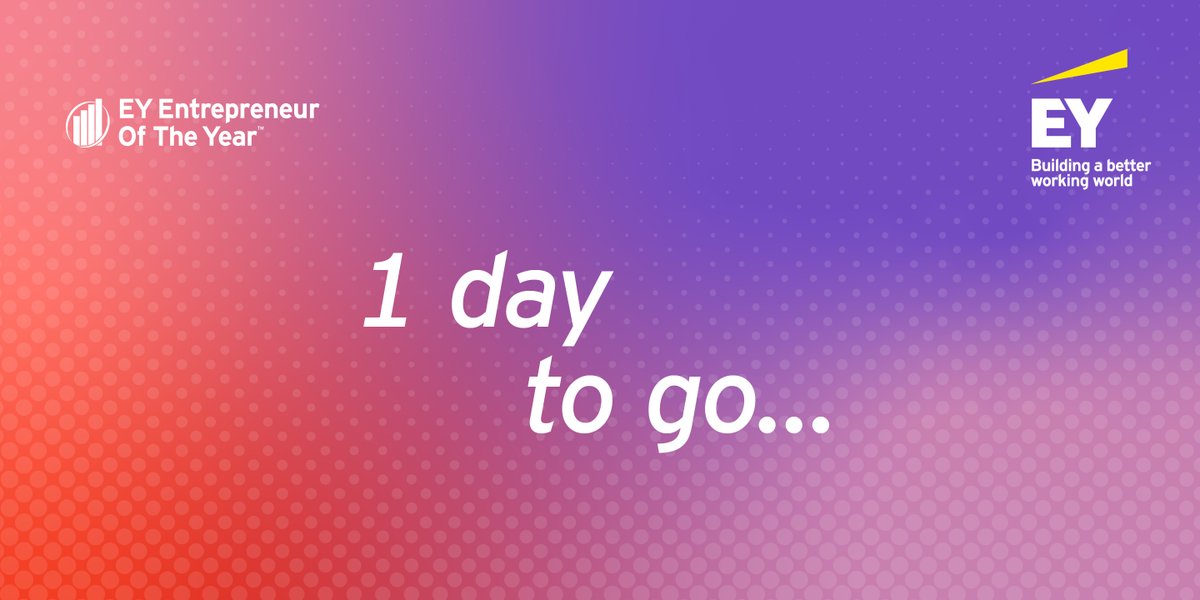 EOY Ireland (@eoyireland) on Twitter photo Nominations Open For EY Entrepreneur Of The Year™ Ireland 2024 Tomorrow 18th January!
More info on our website - eoy.ie
#EOYIreland2024
<a href="/juliusbaer/">Julius Baer</a> <a href="/InvestNI/">Invest NI</a> <a href="/Entirl/">Enterprise Ireland</a> <a href="/NewstalkFM/">NewstalkFM</a> <a href="/IrishTimes/">The Irish Times</a> Nominations Open For EY Entrepreneur Of The Year™ Ireland 2024 Tomorrow 18th January!
More info on our website - eoy.ie
#EOYIreland2024
<a href="/juliusbaer/">Julius Baer</a> <a href="/InvestNI/">Invest NI</a> <a href="/Entirl/">Enterprise Ireland</a> <a href="/NewstalkFM/">NewstalkFM</a> <a href="/IrishTimes/">The Irish Times</a>