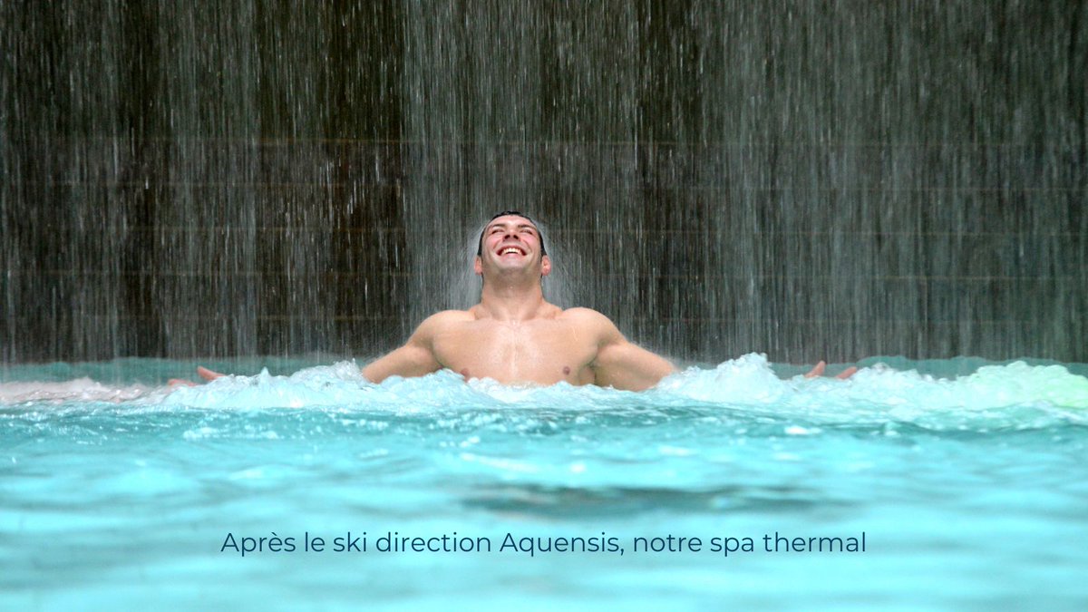 Après le ski, rien de mieux qu'un moment de récupération profonde au Spa thermal Aquensis. L'eau thermale va profondément détendre vos muscles et bien plus encore ! 
De nombreux skieurs et cyclistes professionnels ont inclut le passage dans ces eaux à leur routine sportive.