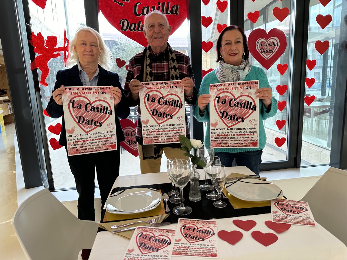🩷🩷🩷Encontrar el amor después de los 60: Vuelve 'La Nucía Dates' (Alicante)

💕Se han formado ya una veintena de parejas desde 2017, muchas siguen juntas. 
<a href="/LaNuciaES/">La Nucía</a> 
ondacero.es/emisoras/comun…