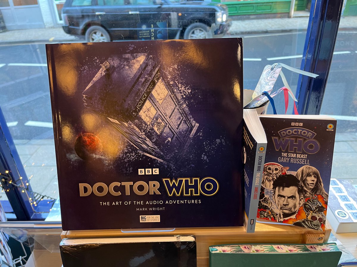 New @bbcdoctorwho books in stock - our very own @mwrightwriter's The Art of the Audio Adventures, and the very handsome novelisations of the 60th anniversary specials, including @twilightstreets' The Star Beast. @bigfinish @DWBBCBooks #DoctorWho