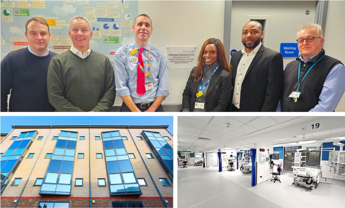 Croydon University Hospital’s new Intensive Treatment Unit (ITU) enjoyed its official opening with representatives from @croydonhealth, Kier Construction, staff and key stakeholders. Kier completed this refurbishment project over two phases :ow.ly/cXPT50Qr0uL