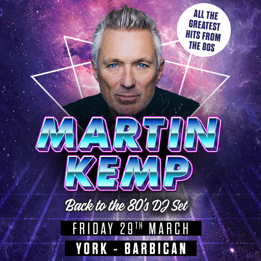 "Winning Wednesday just got groovier! 🌟 Score your ticket to <a href="/realmartinkemp/">Martin Kemp</a>'s Ultimate Back-to-the-80s DJ Set in York! 🎵✨ Unleash the retro vibes and click the link to win! 💃🕺
northernlifemagazine.co.uk/win-tickets-to…
 #WinningWednesday #80sThrowback #MartinKempMagic"