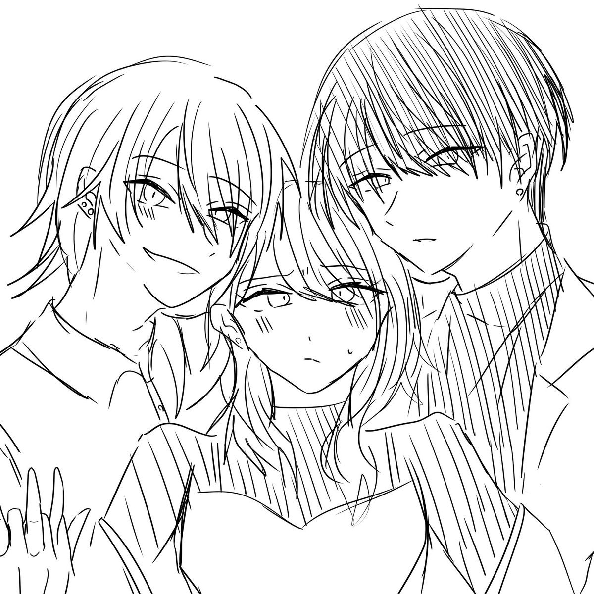 STRBR_ituki's tweet photo. #ゲバるなら俺らに注文どうぞ #イラスト ＃俺ゲバスト
前のライブでわんさかしてて写真撮ったやつの模写的模写(？？？？)
たぴ・ボト・電です(？)電架のマッシュむずくねぇ？？？((((( https://t.co/l3wtekzQRd