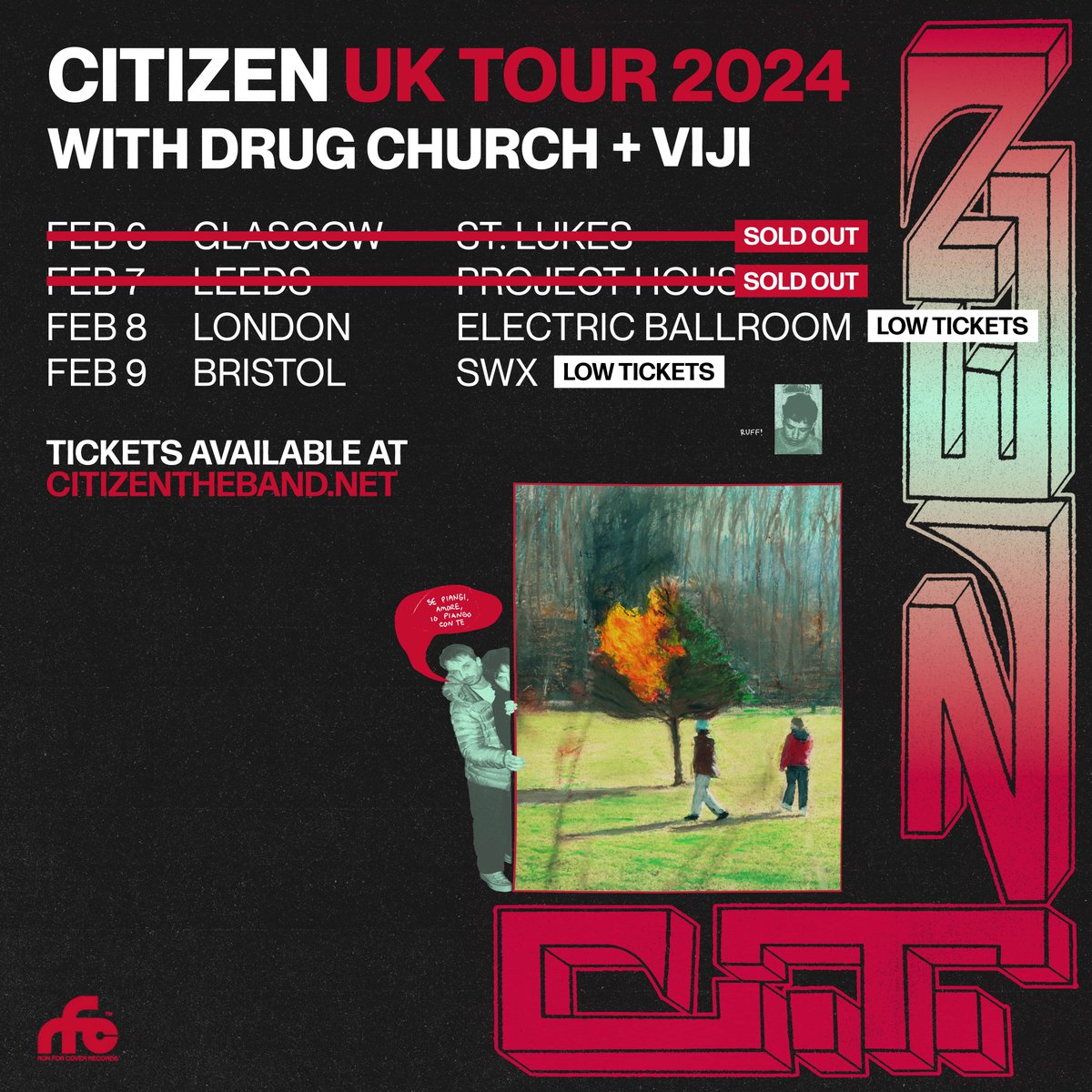 Happy to welcome Viji to the @CitizenMi UK tour with @DrugChurch Final tickets: outbreak.seetickets.com