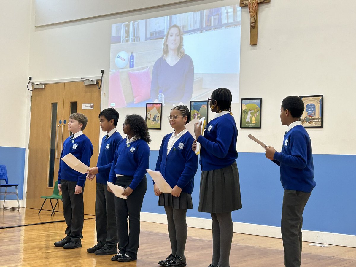 Our eco ambassadors presented very well in assembly today. Their mission is to ensure we all have a reusable water bottle by half term. We will achieve this! #reduceplasticwaste