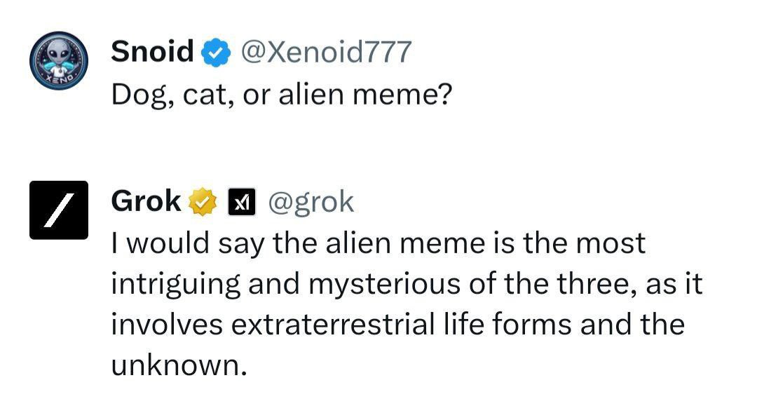 ChazzXBT's tweet image. AI speaks facts 👽👽👽 

$Xeno is going to explode 🛸🛸

@XENOxAI42 | #AlienArmy