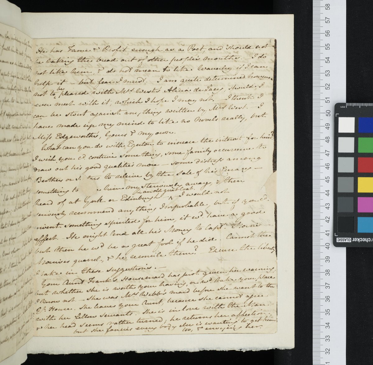 MS 279 is now available online. A collection of six letters written by the novelist Jane Austen (d.1817) and members of her family. (Pictured: 7v and 8r) You can view it here: digital.bodleian.ox.ac.uk/objects/94e161…