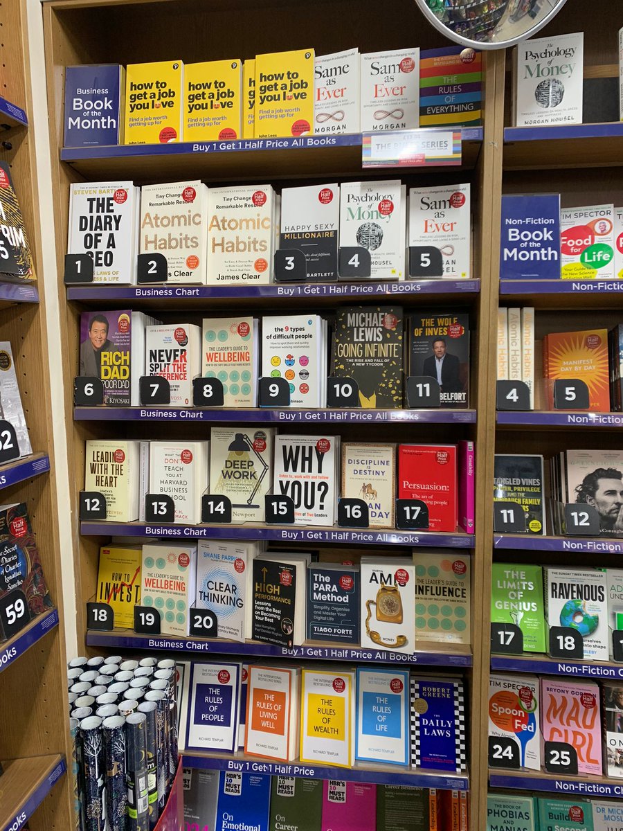 Brilliant event, thank you so much for hosting <a href="/JustEatBusiness/">Just Eat for Business</a> really insightful panel, excellent and discussion forum, and great breakfast!
And lovely to see one of my books still gracing the shelves <a href="/NetworkRailEUS/">London Euston</a> <a href="/WHSmith/">WHSmith</a> (&amp; another at both 8 and 19 in the business chart 😂)