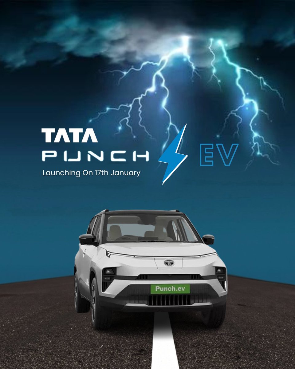 OttoServes's tweet photo. TATA Punch EV launched at Rs.10.99 Lakhs (Ex-Showroom).

#tata #punch #EV #launch #news #automotivenews #OTTO #ottoserves https://t.co/aGC2m723DV