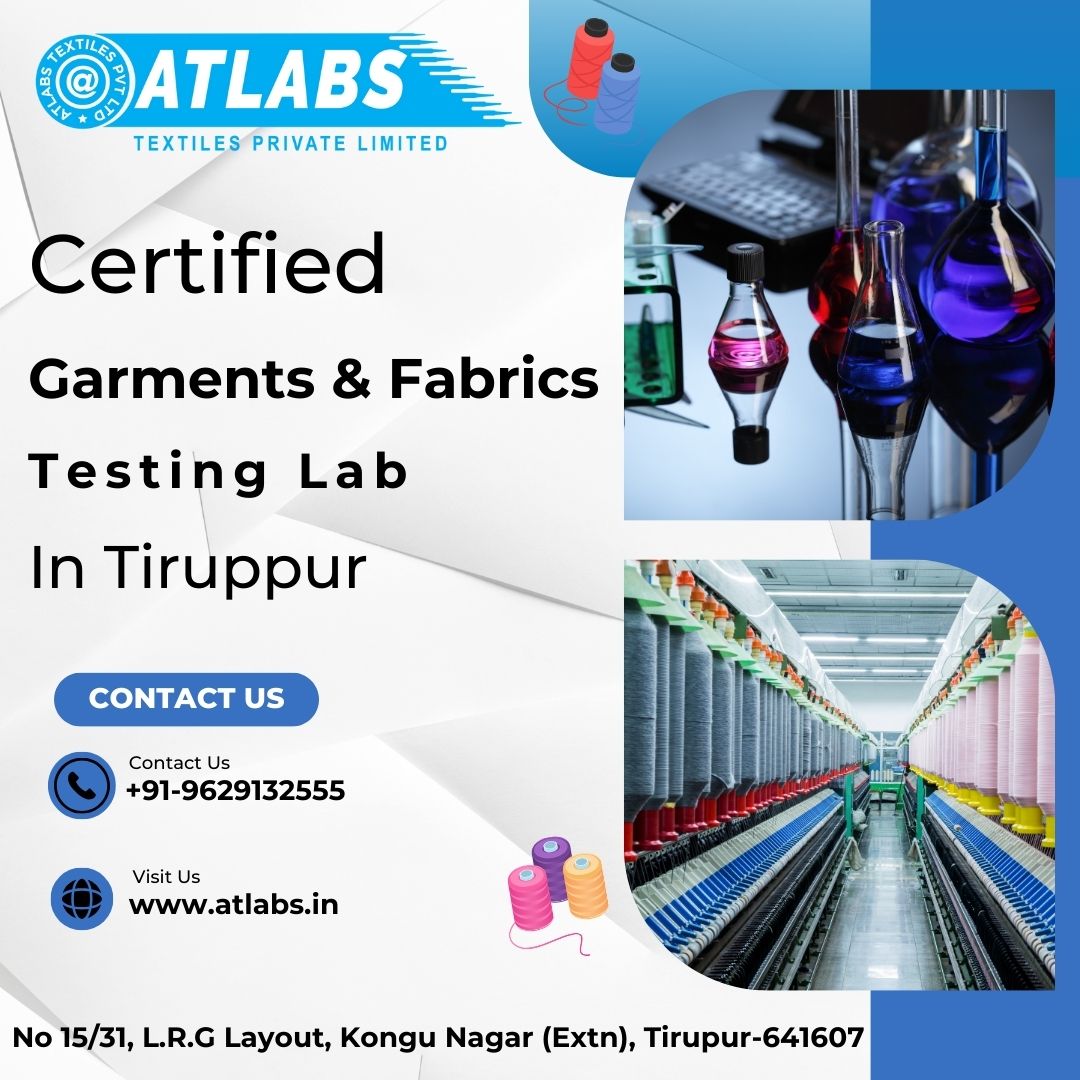 AtlabsTextiles's tweet image. ATLABS is one of the leading textile testing laboratories, where a customer can get all textile testing done in one roof.
#atlabslaboratory #atlabslab #textiletest #testinglaboratory #testing #laboratory #garments #garmentstesting #textile #testing #textilelaboratory #textilelab