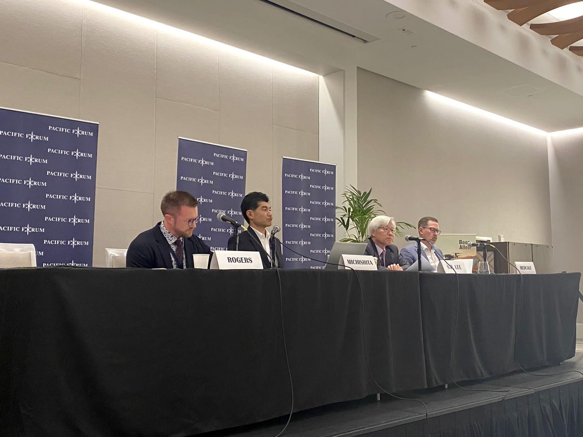 ConGeostrategy's tweet photo. Yesterday, @james_rogers, our Co-founder and Director of Research, chaired a panel at the ‘Operationalising Integration in the Indo-Pacific’ conference organised by @PacificForum
The speakers on the panel were @NaruMichishita, Sang Hyun Lee and @Rory_Medcalf #OIIP2024 https://t.co/zofjWXeYmN