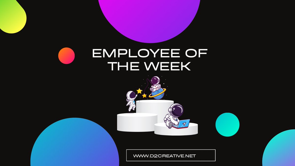 WeAreD2Creative's tweet image. 🌟 Employee of the Week Alert! 🌟

👏 Kudos to Kat for her exceptional dedication and positive vibes! 🏆 Your hard work shines through, Kat – you're a true team player! 🚀 Keep up the amazing work! 🌈 #EmployeeOfTheWeek #StarEmployee 🎉